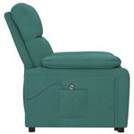 Casa si Gradina - Mobilier - Scaune si fotolii - Fotolii - Fotoliu cu ridicare, verde inchis, material textil - Infinity.ro