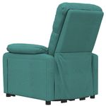 Casa si Gradina - Mobilier - Scaune si fotolii - Fotolii - Fotoliu cu ridicare, verde inchis, material textil - Infinity.ro