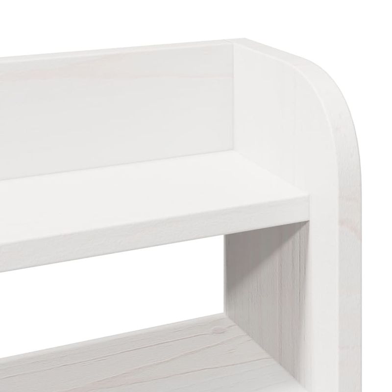 Casa si Gradina - Mobilier - Paturi si accesorii - Paturi - Cadru de pat fara saltea, alb, 200x200 cm, lemn masiv pin - Infinity.ro
