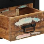 Casa si Gradina - Mobilier - Comode si corpuri - Noptiere - Noptiera multicolor 40x35x40 cm lemn masiv recuperat - Infinity.ro