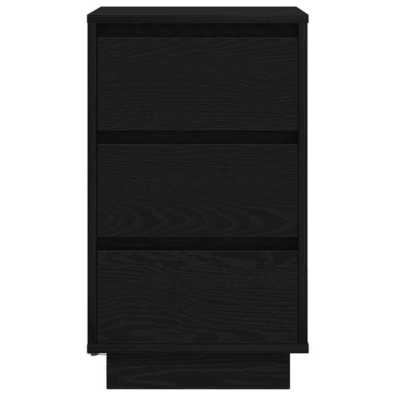 Casa si Gradina - Mobilier - Comode si corpuri - Noptiere - Noptiera cu lumini LED Negru 38x34x65 cm - Infinity.ro