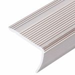 Casa si Gradina/Constructii/Scari si accesorii interioare/Scari lemn - Profile trepte in forma de L, 5 buc. sampanie 90 cm aluminiu - Infinity.ro