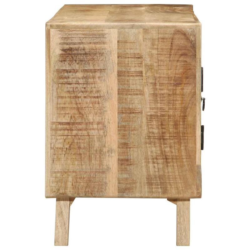 Casa si Gradina - Mobilier - Dulapuri si sifoniere - Dulapuri - Dulap TV, 105x46x32 cm, lemn masiv mango brut - Infinity.ro
