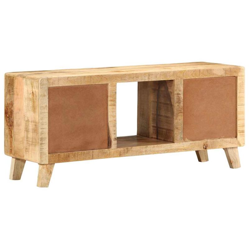 Casa si Gradina - Mobilier - Dulapuri si sifoniere - Dulapuri - Dulap TV, 105x46x32 cm, lemn masiv mango brut - Infinity.ro