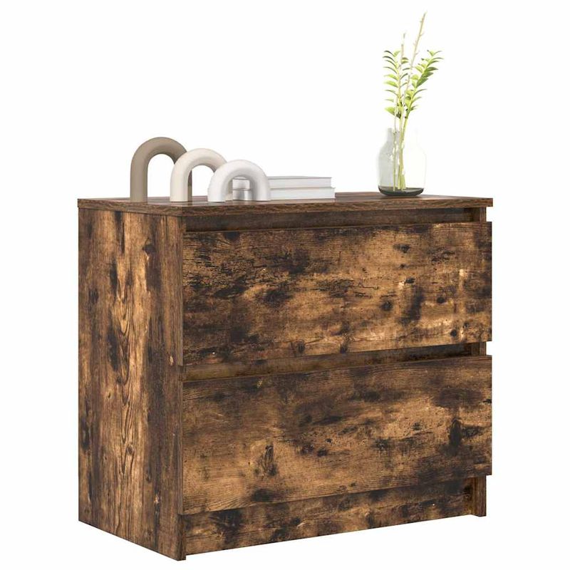 Casa si Gradina - Mobilier - Comode si corpuri - Comode - Dulap TV Stejar afumat 60x35x54 cm Lemn prelucrat - Infinity.ro