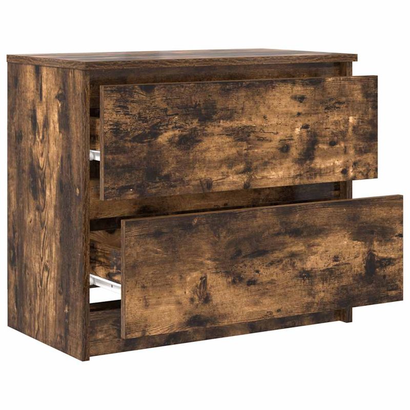 Casa si Gradina - Mobilier - Comode si corpuri - Comode - Dulap TV Stejar afumat 60x35x54 cm Lemn prelucrat - Infinity.ro