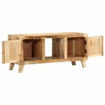 Casa si Gradina - Mobilier - Dulapuri si sifoniere - Dulapuri - Dulap TV, 105x46x32 cm, lemn masiv mango brut - Infinity.ro