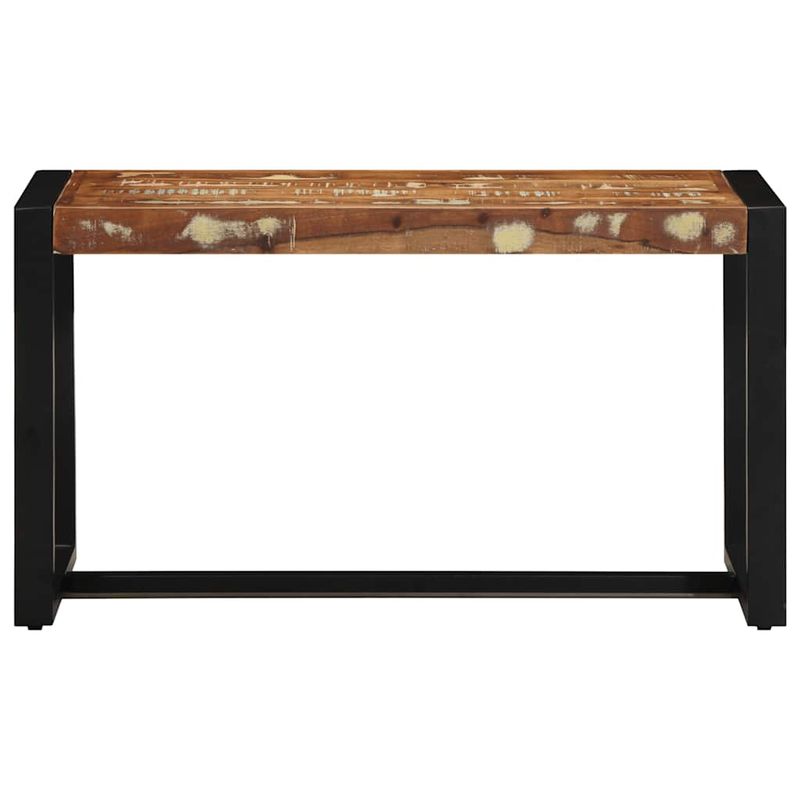 Casa si Gradina - Mobilier - Canapele si coltare - Banchete - Banca multicolora 80x35x45 cm lemn masiv recuperat - Infinity.ro