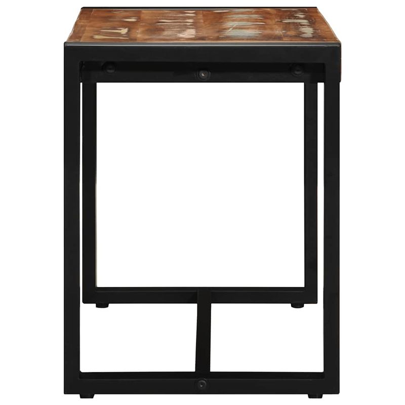 Casa si Gradina - Mobilier - Canapele si coltare - Banchete - Banca multicolora 80x35x45 cm lemn masiv recuperat - Infinity.ro