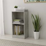 Casa si Gradina - Mobilier - Biblioteci si rafturi - Biblioteci - Biblioteca, gri beton, 40x24x75 cm, lemn prelucrat - Infinity.ro