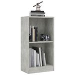 Casa si Gradina - Mobilier - Biblioteci si rafturi - Biblioteci - Biblioteca, gri beton, 40x24x75 cm, lemn prelucrat - Infinity.ro