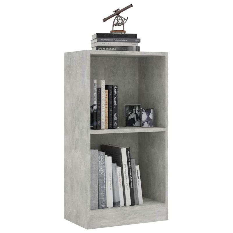 Casa si Gradina - Mobilier - Biblioteci si rafturi - Biblioteci - Biblioteca, gri beton, 40x24x75 cm, lemn prelucrat - Infinity.ro