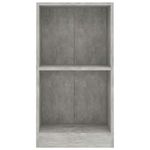 Casa si Gradina - Mobilier - Biblioteci si rafturi - Biblioteci - Biblioteca, gri beton, 40x24x75 cm, lemn prelucrat - Infinity.ro
