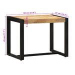 Casa si Gradina - Mobilier - Canapele si coltare - Banchete - Banca 60x35x45 cm din lemn masiv de mango - Infinity.ro