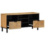 Casa si Gradina - Mobilier - Dulapuri si sifoniere - Dulapuri - Dulap TV maro 100x33x46 cm lemn masiv de mango - Infinity.ro
