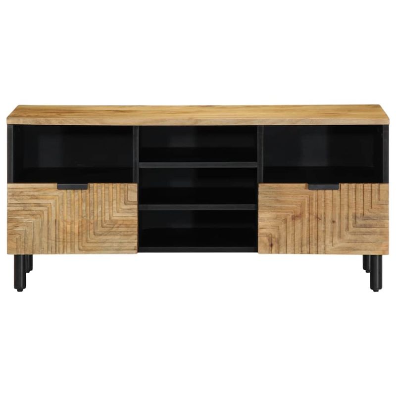 Casa si Gradina - Mobilier - Dulapuri si sifoniere - Dulapuri - Dulap TV maro 100x33x46 cm lemn masiv de mango - Infinity.ro