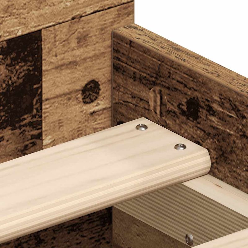 Casa si Gradina - Mobilier - Paturi si accesorii - Paturi - Cadru de pat fara saltea Lemn vechi 90x200cm Lemn prelucrat - Infinity.ro