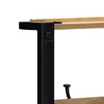 Casa si Gradina - Mobilier - Biblioteci si rafturi - Rafturi - Suport pentru haine 80x40x190 cm lemn masiv de mango - Infinity.ro