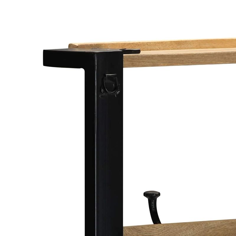 Casa si Gradina - Mobilier - Biblioteci si rafturi - Rafturi - Suport pentru haine 80x40x190 cm lemn masiv de mango - Infinity.ro