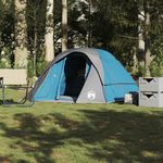 Sport si Outdoor - Camping - Corturi camping - Cort de familie pentru 6 persoane, albastru, impermeabil - Infinity.ro