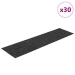 Casa si Gradina - Textile si covoare - Covoare - Covoare casa - Covorase scara autoadezive 30 buc antracit dreptunghiular, mărime 76x20 cm - Infinity.ro