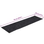 Casa si Gradina - Textile si covoare - Covoare - Covoare casa - Covorase scara autoadezive 30 buc Gri 76x20 cm dreptunghiular - Infinity.ro