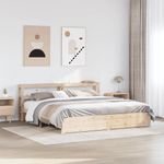 Casa si Gradina - Mobilier - Paturi si accesorii - Paturi - Cadru de pat cu tablie, 180x200 cm, lemn masiv de pin - Infinity.ro