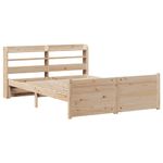 Casa si Gradina - Mobilier - Paturi si accesorii - Paturi - Cadru de pat cu tablie, 150x200 cm lemn masiv pin - Infinity.ro