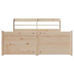 Casa si Gradina - Mobilier - Paturi si accesorii - Paturi - Cadru de pat cu tablie, 150x200 cm lemn masiv pin - Infinity.ro