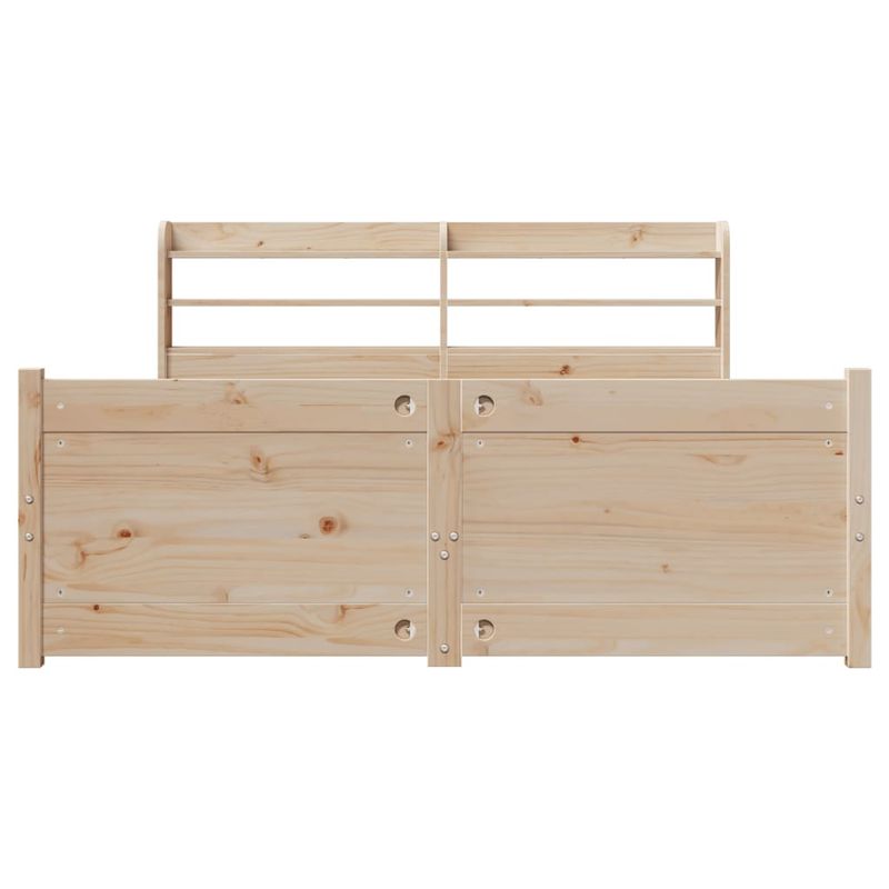 Casa si Gradina - Mobilier - Paturi si accesorii - Paturi - Cadru de pat cu tablie, 150x200 cm lemn masiv pin - Infinity.ro