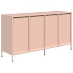 Casa si Gradina - Mobilier - Comode si corpuri - Comode - Dulap, roz, 135x39x73,5 cm, otel laminat la rece - Infinity.ro