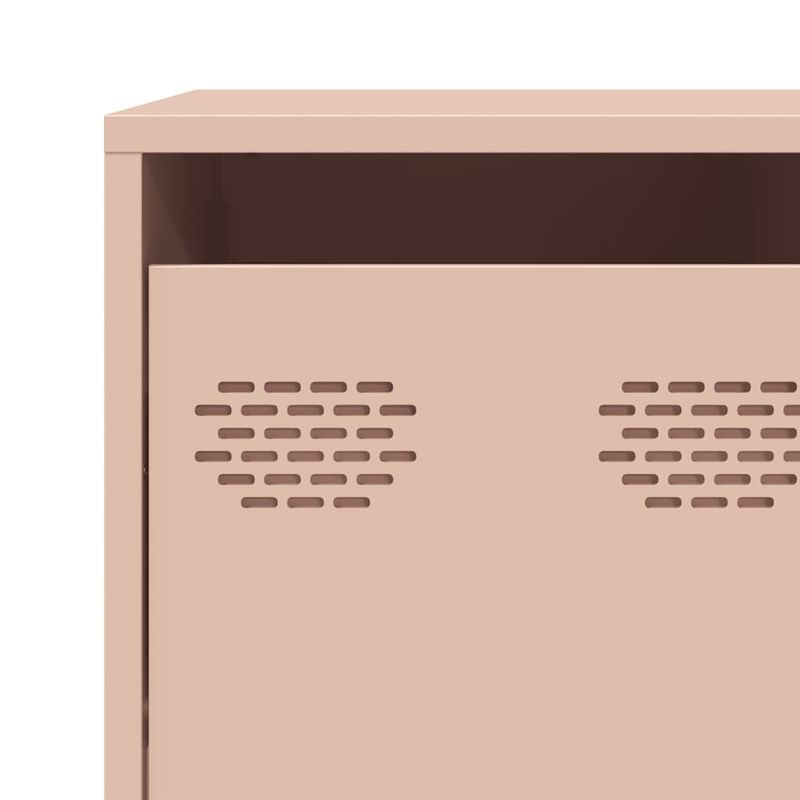 Casa si Gradina - Mobilier - Comode si corpuri - Comode - Dulap, roz, 135x39x73,5 cm, otel laminat la rece - Infinity.ro