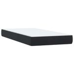 Casa si Gradina - Mobilier - Paturi si accesorii - Paturi - Pat box spring cu saltea, negru, 90x210 cm, catifea - Infinity.ro