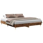 Casa si Gradina - Mobilier - Paturi si accesorii - Paturi - Cadru de pat fara saltea Lemn vechi 160x200cm Lemn prelucrat - Infinity.ro