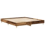 Casa si Gradina - Mobilier - Paturi si accesorii - Paturi - Cadru de pat fara saltea Lemn vechi 160x200cm Lemn prelucrat - Infinity.ro