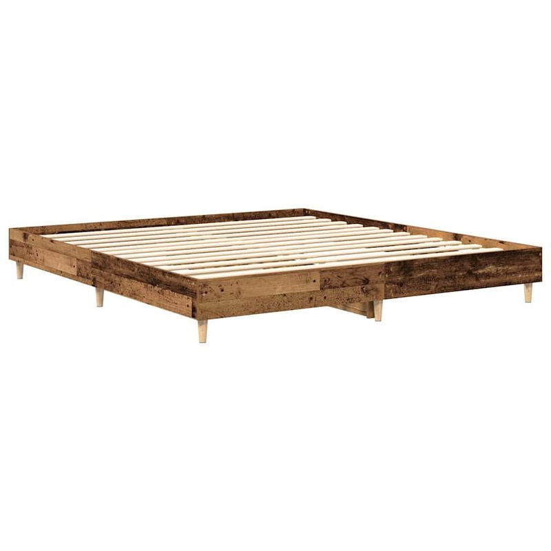 Casa si Gradina - Mobilier - Paturi si accesorii - Paturi - Cadru de pat fara saltea Lemn vechi 160x200cm Lemn prelucrat - Infinity.ro
