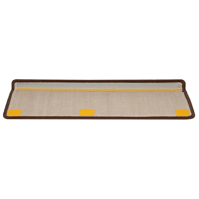 Casa si Gradina - Textile si covoare - Covoare - Covoare casa - Covorase scara 20 buc 65x21x4 cm maro - Infinity.ro