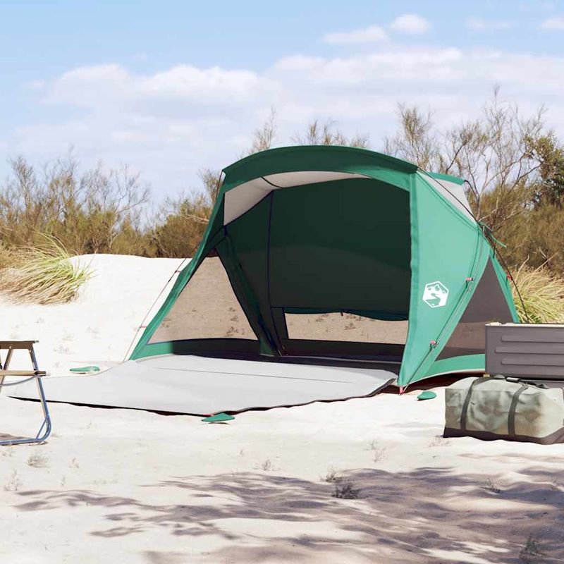 Sport si Outdoor - Camping - Corturi camping - Cort de plaja 2 persoane, verde marin, impermeabil - Infinity.ro