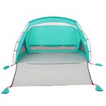 Sport si Outdoor - Camping - Corturi camping - Cort de plaja 2 persoane, verde marin, impermeabil - Infinity.ro