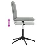 Casa si Gradina - Mobilier - Scaune si fotolii - Scaune - Scaune de sufragerie, 6 buc., gri deschis, catifea - Infinity.ro