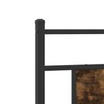 Casa si Gradina - Mobilier - Paturi si accesorii - Paturi - Cadru pat fara saltea, stejar fumuriu 100x190 cm lemn prelucrat - Infinity.ro