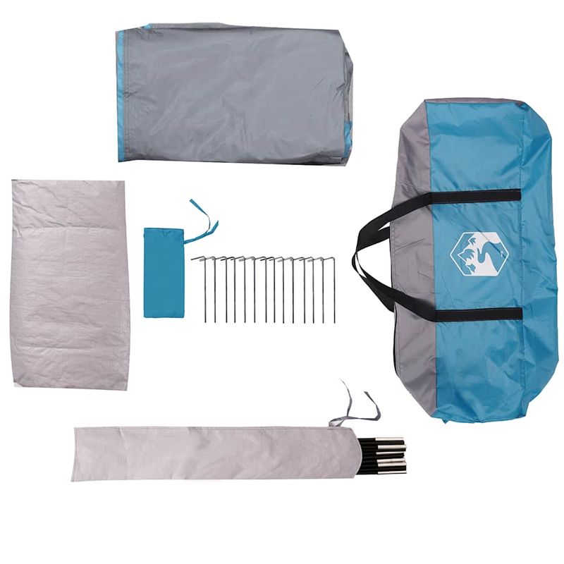 Sport si Outdoor - Camping - Corturi camping - Cort familie Igloo pentru 6 persoane Albastru rezistent la apa - Infinity.ro