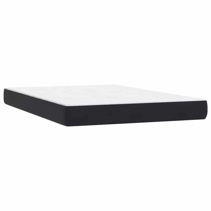 Casa si Gradina - Mobilier - Paturi si accesorii - Paturi - Pat box spring cu saltea, negru, 160x210 cm, catifea - Infinity.ro