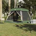 Sport si Outdoor - Camping - Corturi camping - Cort de familie pentru 6 persoane, verde, impermeabil - Infinity.ro