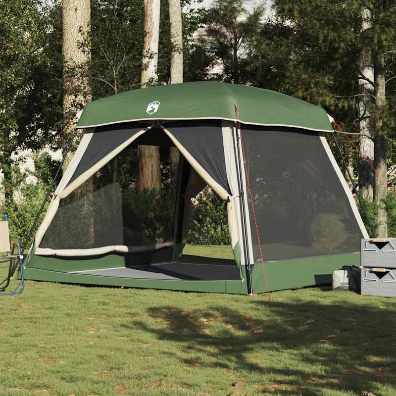 Sport si Outdoor - Camping - Corturi camping - Cort de familie pentru 6 persoane, verde, impermeabil - Infinity.ro