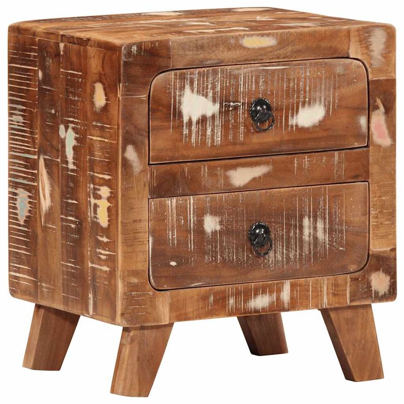 Casa si Gradina - Mobilier - Comode si corpuri - Noptiere - Noptiera 40x32x46 cm lemn masiv recuperat - Infinity.ro