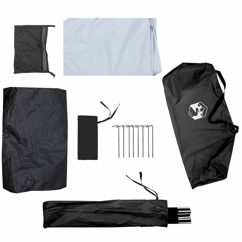 Sport si Outdoor - Camping - Corturi camping - Cort camping, 1 persoane, alb, tesatura opaca, impermeabil - Infinity.ro