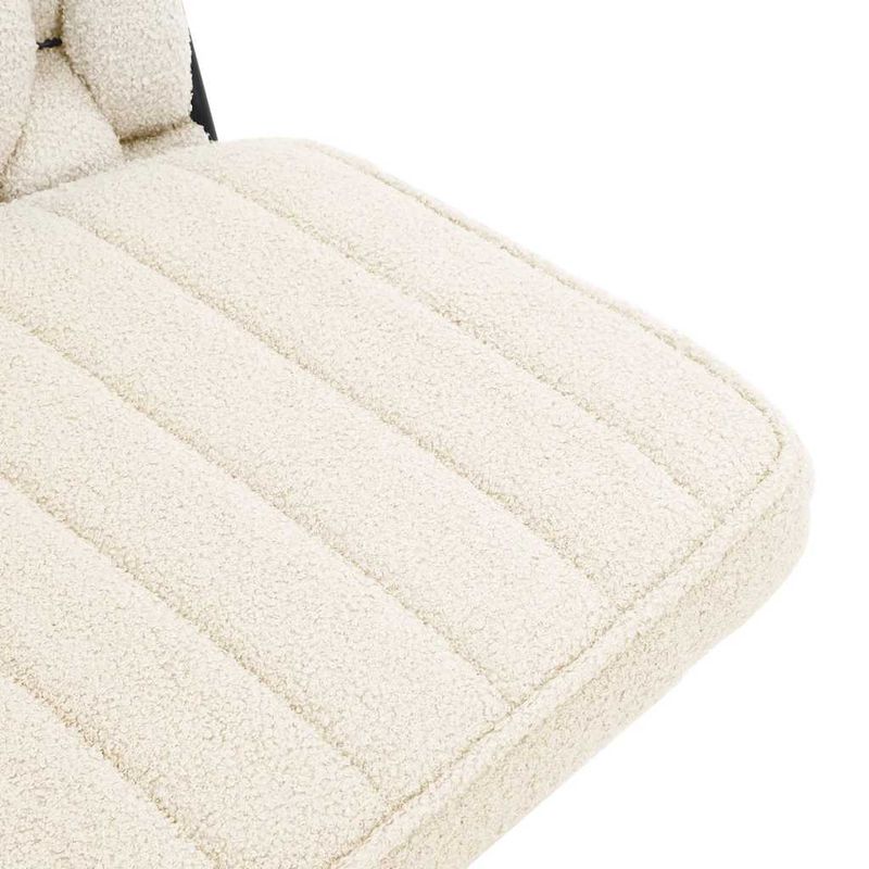 Casa si Gradina - Mobilier - Scaune si fotolii - Scaune - Scaun de birou pivotant, crem, material textil - Infinity.ro