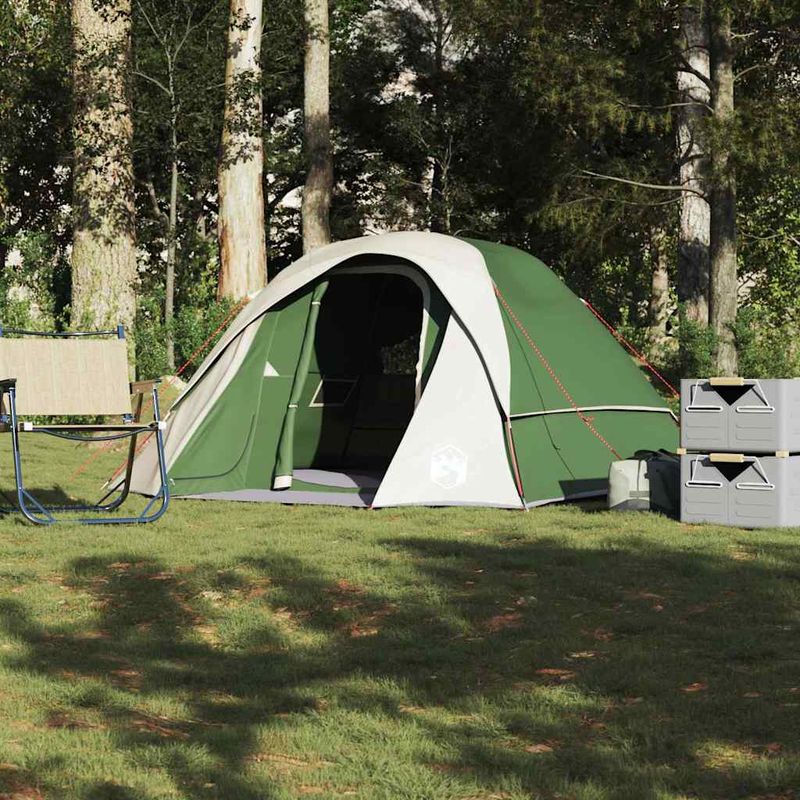 Sport si Outdoor - Camping - Corturi camping - Cort de camping, 4 persoane, verde, impermeabil - Infinity.ro
