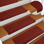 Casa si Gradina - Textile si covoare - Covoare - Covoare casa - Covorase scara autoadezive 20 buc Rosu Bordeaux 65x21x4 cm - Infinity.ro